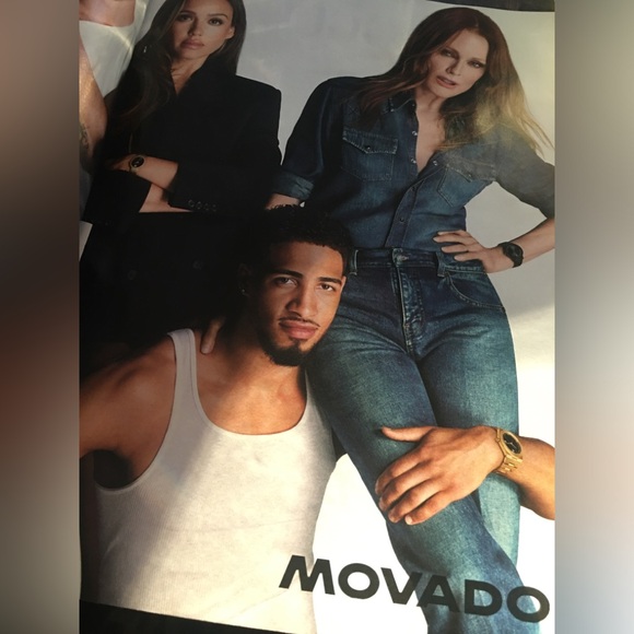 Movado Women's Silver Watch with Black Dial - Picture 2 of 4